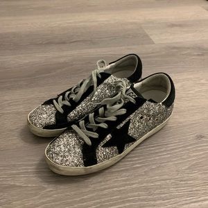 Golden Goose superstar glitter sneakers